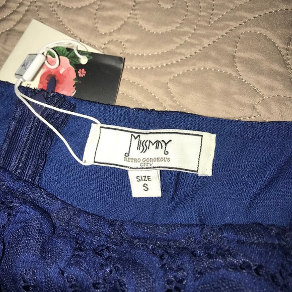 NWT Missmay Vintage Floral Lace Dress - Picture 5 of 9